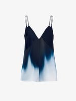 Still Life image of Sabine Top in Printed Viscose Gaberdine in MIDNIGHT MULTI