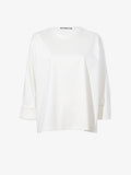 Flat image of Olson T-Shirt in Eco Cotton Jersey in white