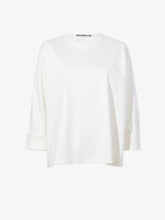 Flat image of Olson T-Shirt in Eco Cotton Jersey in white