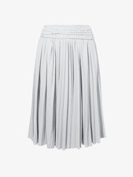 Still Life image of Margo Skirt in Gauzy Jersey in PALE GREY