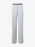Still Life image of Aiden Pant in Melange Viscose Linen Suiting in GREY MULTI