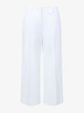 Still Life image of Amara Pant in Organic Cotton Twill Suiting in OFF WHITE