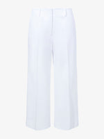 Still Life image of Amara Pant in Organic Cotton Twill Suiting in OFF WHITE