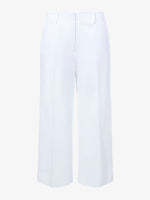 Still Life image of Amara Pant in Organic Cotton Twill Suiting in OFF WHITE