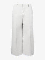 Still Life image of Amara Pant in Organic Cotton Twill Suiting in WHEAT