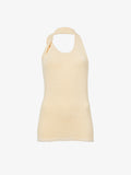 Flat image of Stevie Top In Textured Knit in YELLOW