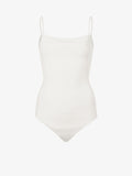 Still Life image of Serena Knit Bodysuit in Silk Viscose in IVORY