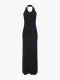 Still Life image of Meryl Dress In Matte Viscose Crepe Knit in BLACK