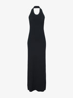 Still Life image of Meryl Dress In Matte Viscose Crepe Knit in BLACK