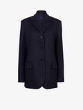 Proenza Schouler Still Life image of Archer Jacket in Wool Twill Suiting in BLACK