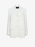 Proenza Schouler Still Life image of Archer Jacket in Wool Twill Suiting in WAX
