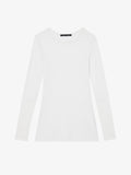 Proenza Schouler Still Life image of Kaiya Top in Sheer Slub Jersey in BONE