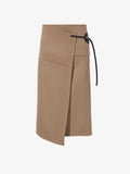 Proenza Schouler Still Life image of Aida Skirt in Brushed Melange Wool in CAMEL MELANGE