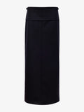 Proenza Schouler Still Life image of Adriana Skirt in Wool Twill Suiting in BLACK