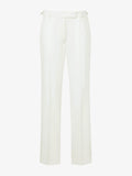 Proenza Schouler Still Life image of Teddy Pant in Wool Twill Suiting in WAX