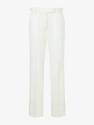 Proenza Schouler Still Life image of Teddy Pant in Wool Twill Suiting in WAX
