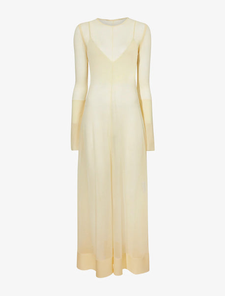 Proenza Schouler Anneliese Dress in Organza Knit - Resin
