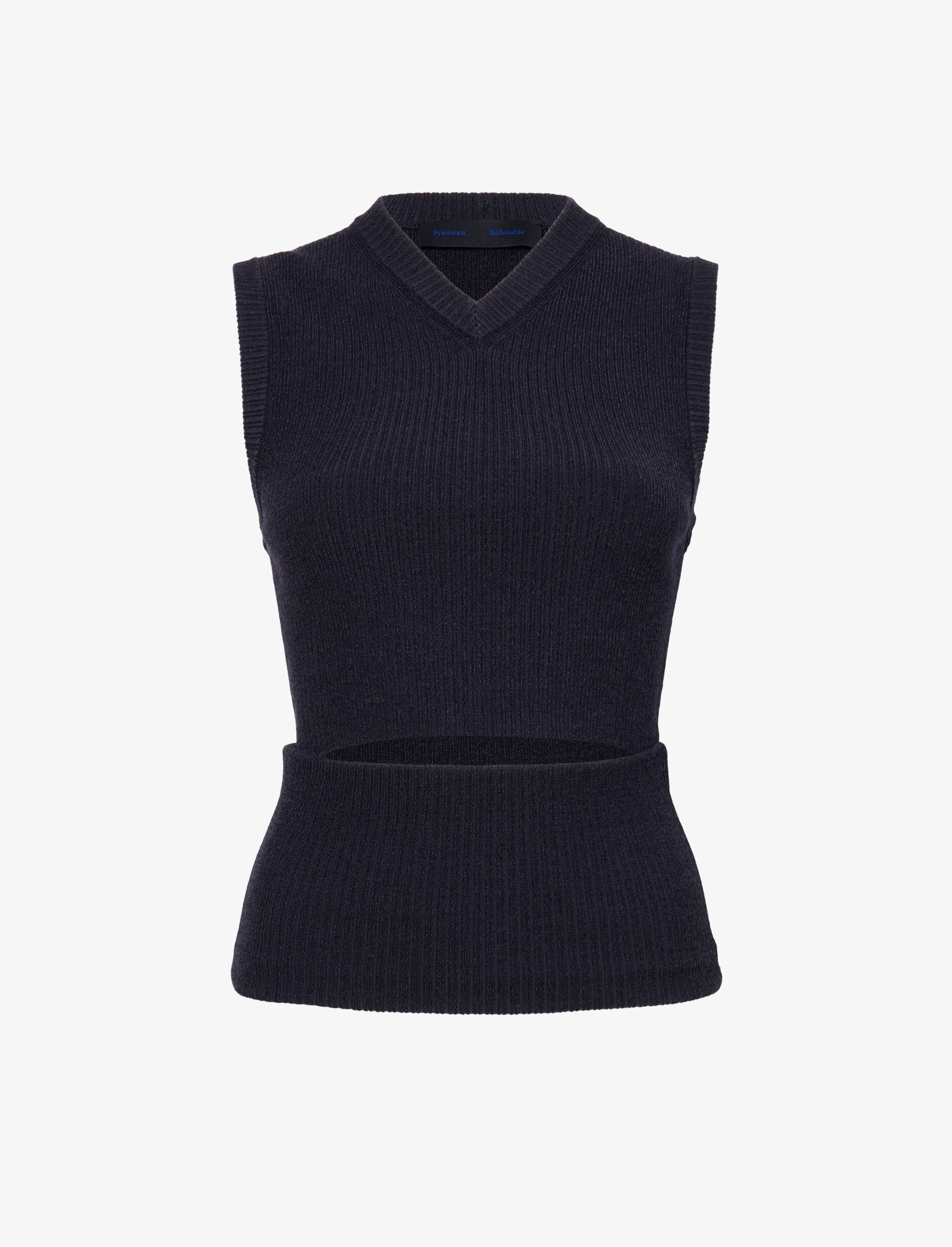 トップス SHOULDER RIB KNIT VEST Verdusa Women's Half Zip Mock Neck Crop Tank Tops Ribbed