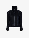 Proenza Schouler Still Life image of Arlo Jacket in Suede Back Shearling in BLACK