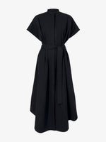 Proenza Schouler Still Life image of Walker Dress in Eco Poplin in BLACK