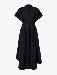 Proenza Schouler Still Life image of Walker Dress in Eco Poplin in BLACK