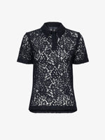 Proenza Schouler Still Life image of Kennedy Top in Stretch Lace in BLACK