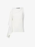 Proenza Schouler Still Life image of Alyssa Top in Matte Viscose Crepe in IVORY
