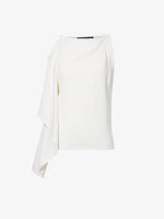 Proenza Schouler Still Life image of Alyssa Top in Matte Viscose Crepe in IVORY