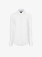 Proenza Schouler Still Life image of Arabella Top in Eco Silk in WHITE