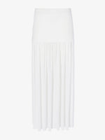 Proenza Schouler Still Life image of Paige Skirt in Pleated Crepe Chiffon in IVORY