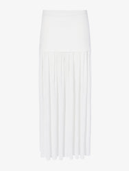 Proenza Schouler Still Life image of Paige Skirt in Pleated Crepe Chiffon in IVORY