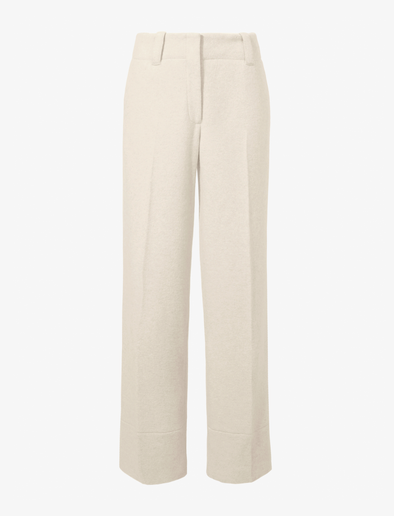 Proenza Schouler Still Life image of Violet Pant in Wool Jersey in TAUPE MELANGE