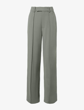 Proenza Schouler Still Life image of Weyes Pant in Matte Viscose Crepe in WOOD