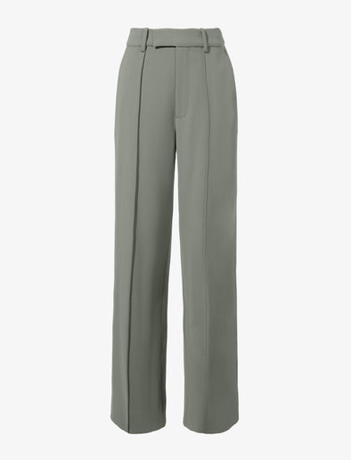 Proenza Schouler Still Life image of Weyes Pant in Matte Viscose Crepe in WOOD