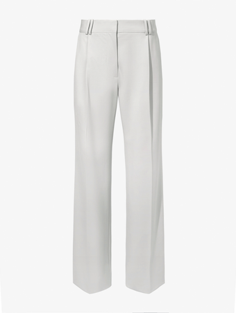 Proenza Schouler Still Life image of Savannah Pant in Wool Gabardine Suiting in TAUPE