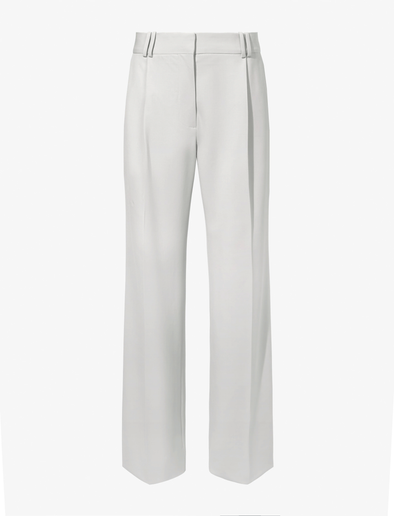 Proenza Schouler Still Life image of Savannah Pant in Wool Gabardine Suiting in TAUPE