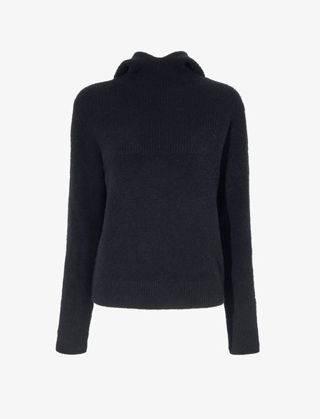 Proenza Schouler Greta Sweater in Lofty Eco Cashmere - Black