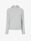 Proenza Schouler Still Life image of Greta Sweater in Lofty Eco Cashmere in LIGHT GREY MELANGE
