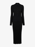 Proenza Schouler flat image of Maeve Dress in Superfine Merino Silk in black