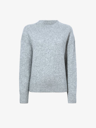 Proenza Schouler Still Life image of Bria Top in Cashmere Silk in GREY MELANGE