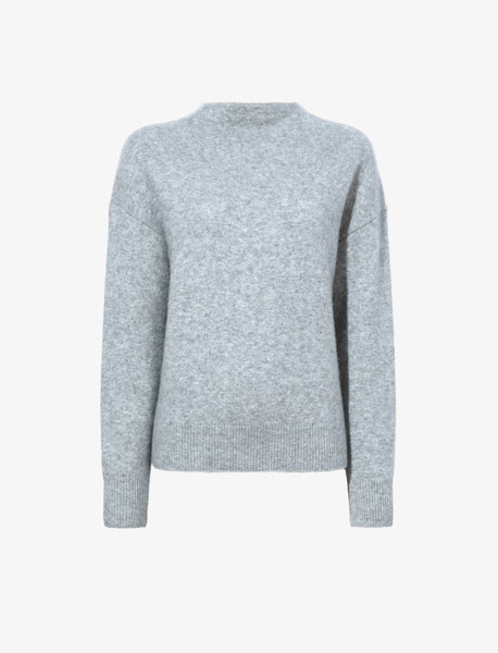 【美品】PROENZA SCHOULER 長袖ニット　シルク55％　定価6万 Proenza Schouler Bria Top in Cashmere Silk - Grey Melange