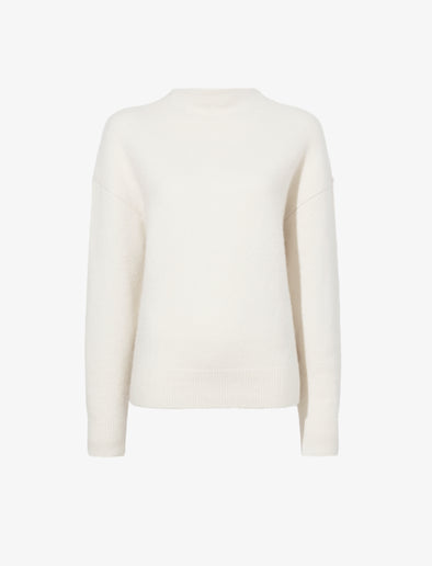 Proenza Schouler flat image of Bria Top in Cashmere Silk in IVORY