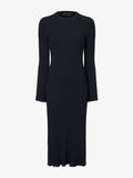 Proenza Schouler Still Life image of Kenna Dress in Midweight Viscose Rib in BLACK