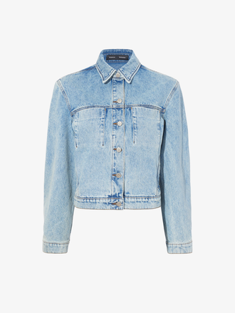 Proenza Schouler flat image of Lawrence Jacket in CLASSIC WASH