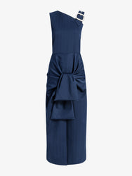 Proenza Schouler Still Life image of Jackie Dress in Technical Nylon Jacquard in Midnight