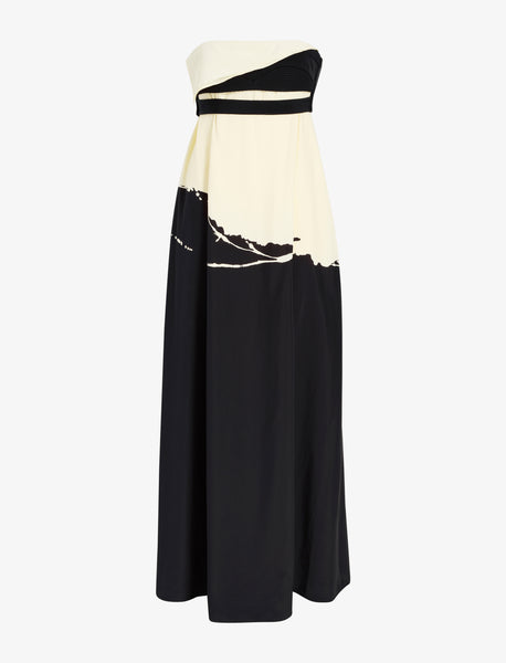 未使用 PROENZA SCHOULER ドレス ブラック 定価17万円 Proenza Schouler White Label Barker Dress in Stretch Poplin
