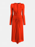 Proenza Schouler Still Life image of Kerstin Dress in Crepe Jersey in Red