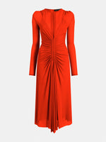 Proenza Schouler Still Life image of Kerstin Dress in Crepe Jersey in Red