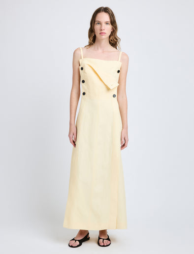 proenza schouler white dress gold buttons Proenza Schouler Wedding Dress Save 88%