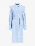 Proenza Schouler Still Life image of McKenna Dress in Stretch Silk Viscose in Pale Blue